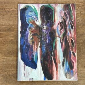 Farside Gallery 2006 2007  Miguel Ronsino Abstract Art Canvas Blue Black Accents